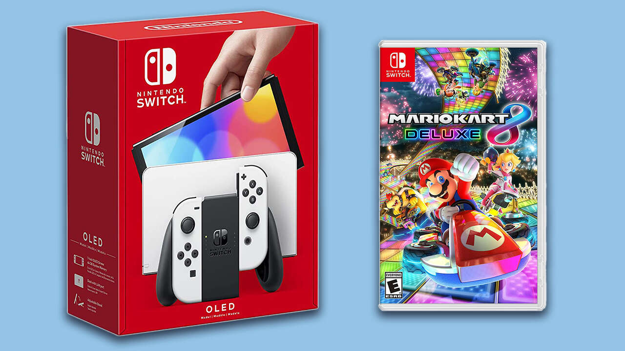 Los suscriptores de Walmart+ obtienen acceso anticipado a este paquete Switch OLED con Mario Kart 8 Deluxe