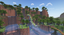 La región de Faron, completa con Farosh el dragón, construida en Minecraft. Captura de pantalla a través de Grazzy