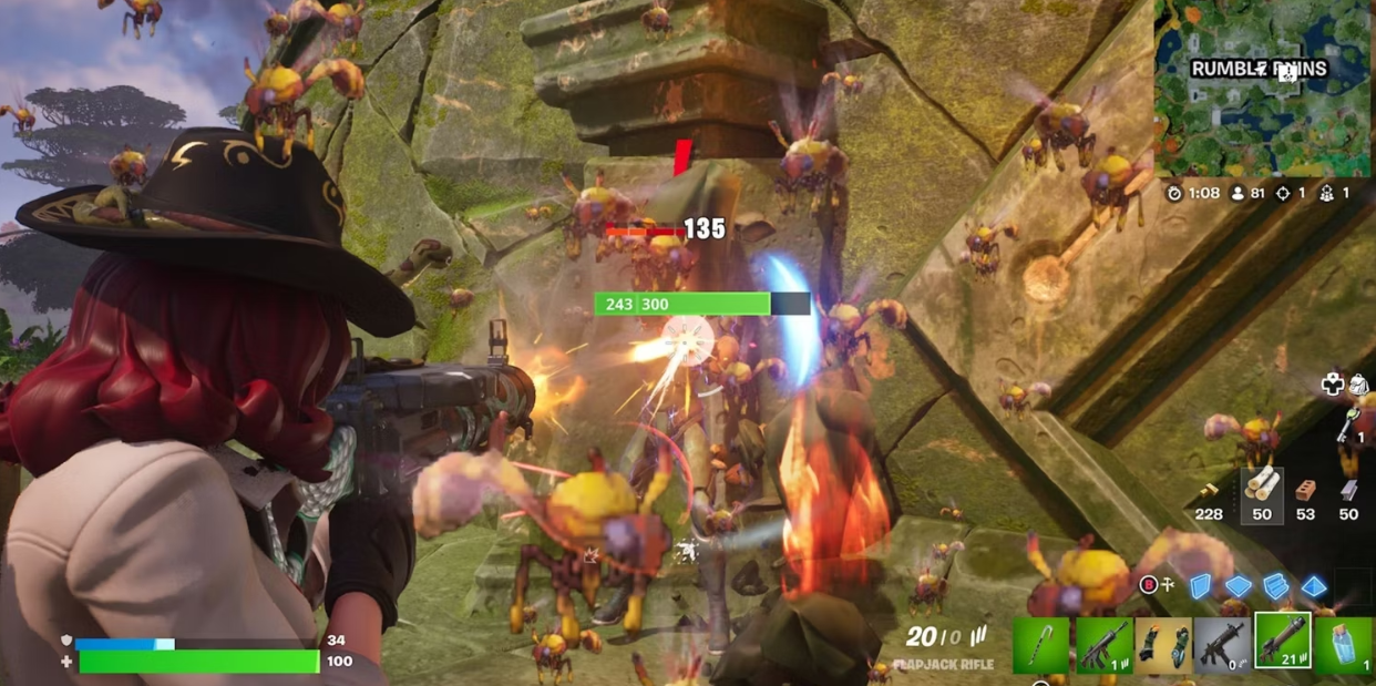 Cómo usar avispas salvajes en Fortnite