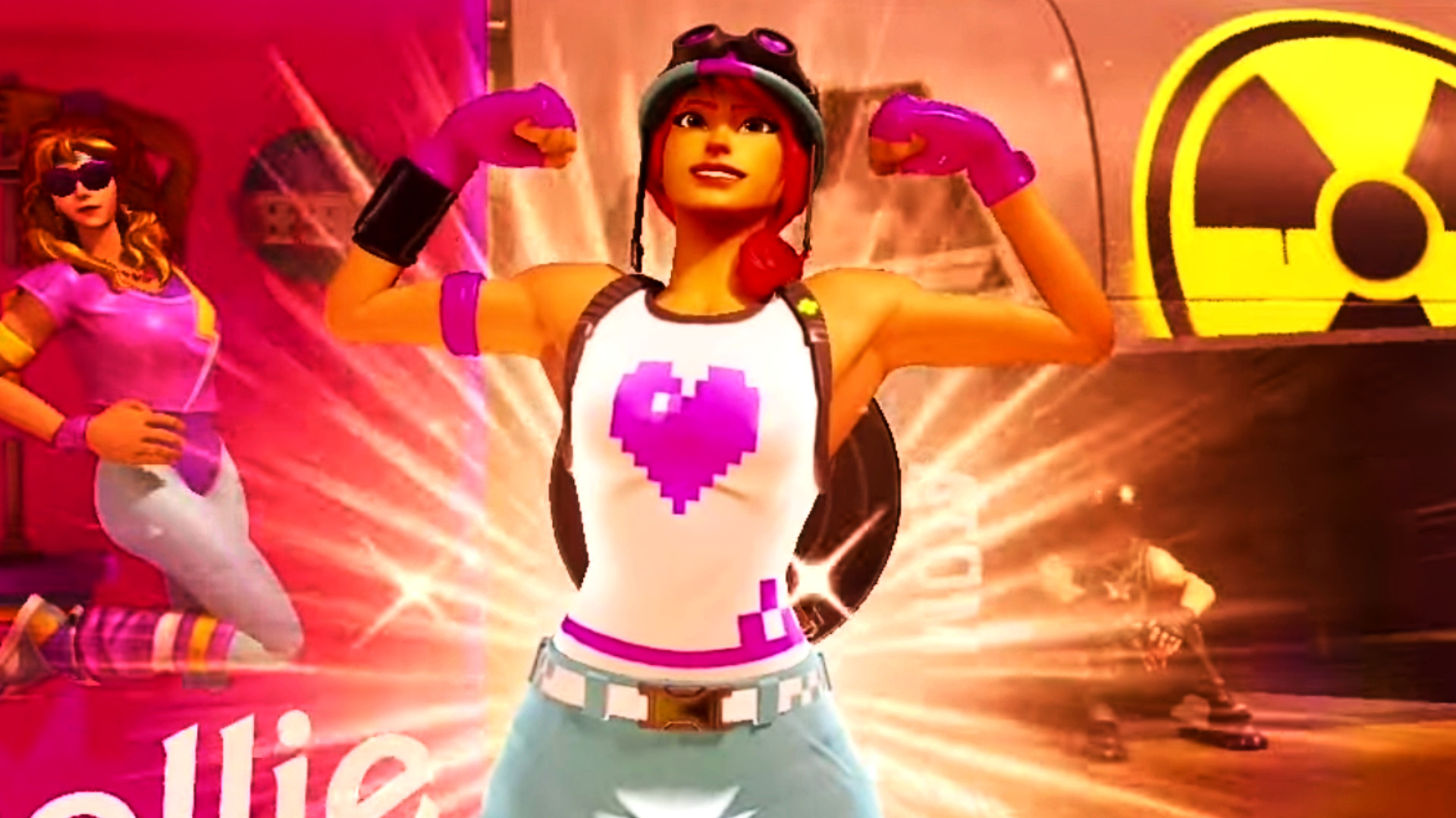 Barbie y Oppenheimer chocan en un mapa de Fortnite al estilo Nuketown