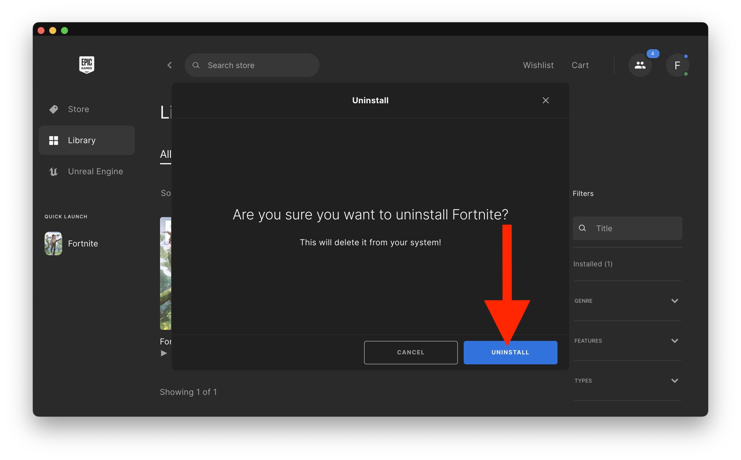 Cómo desinstalar Fortnite en Mac correctamente para liberar 100 GB de almacenamiento