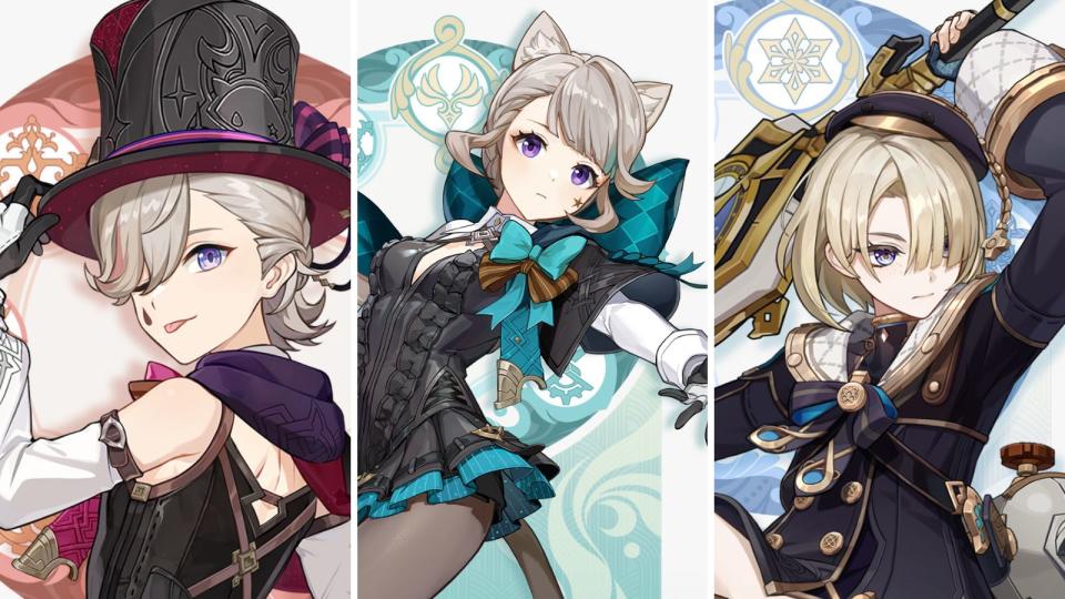¡Lyney, Lynette y Freminet han sido revelados como los primeros tres personajes jugables de Fontaine en la muy esperada actualización Genshin Impact versión 4.0! (Foto / s: HoYoverse)