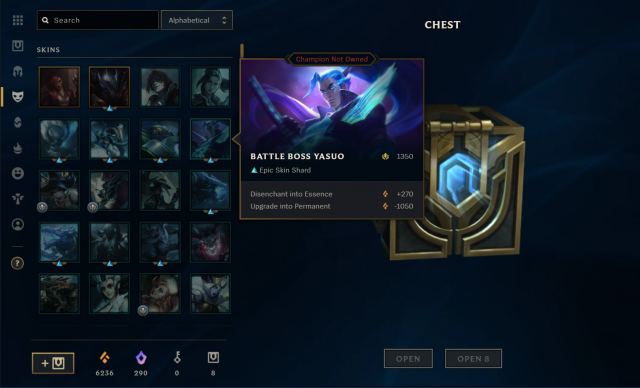 Esencia naranja League of Legends