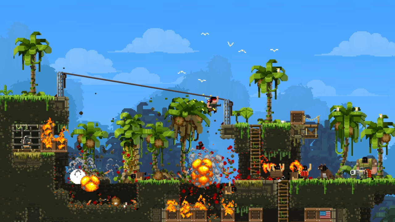 Broforce está recibiendo una actualización masiva de "Broforce Forever", y saldrá pronto