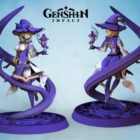 Archivos 3D Figura de Genshin Impact Lisa・Impresión en 3D para descargar・Cults image-1.jpg 3D file Genshin Impact Lisa Figurine・3D print design to download