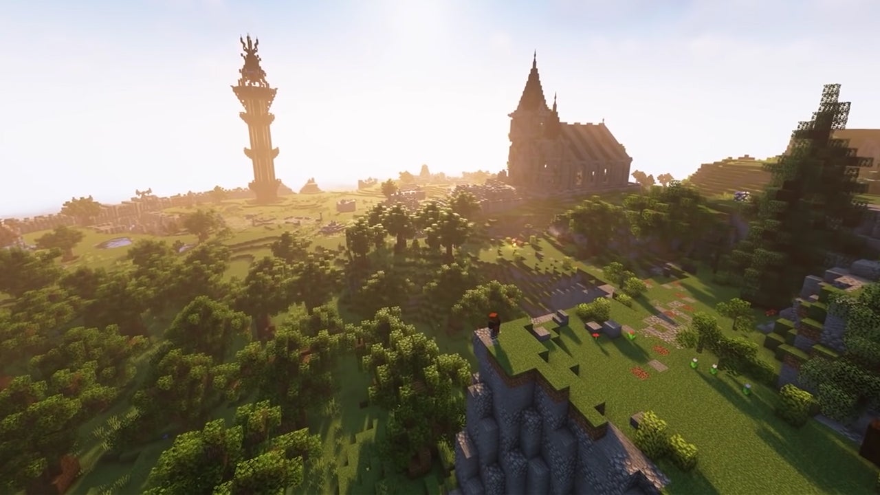 Cómo un jugador construye la totalidad de Breath of the Wild en Minecraft