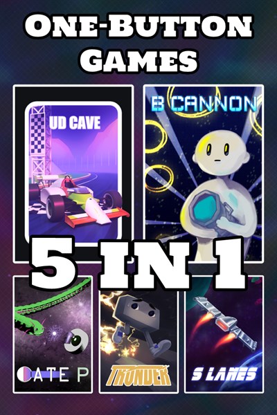 Juegos de un botón 5 en 1