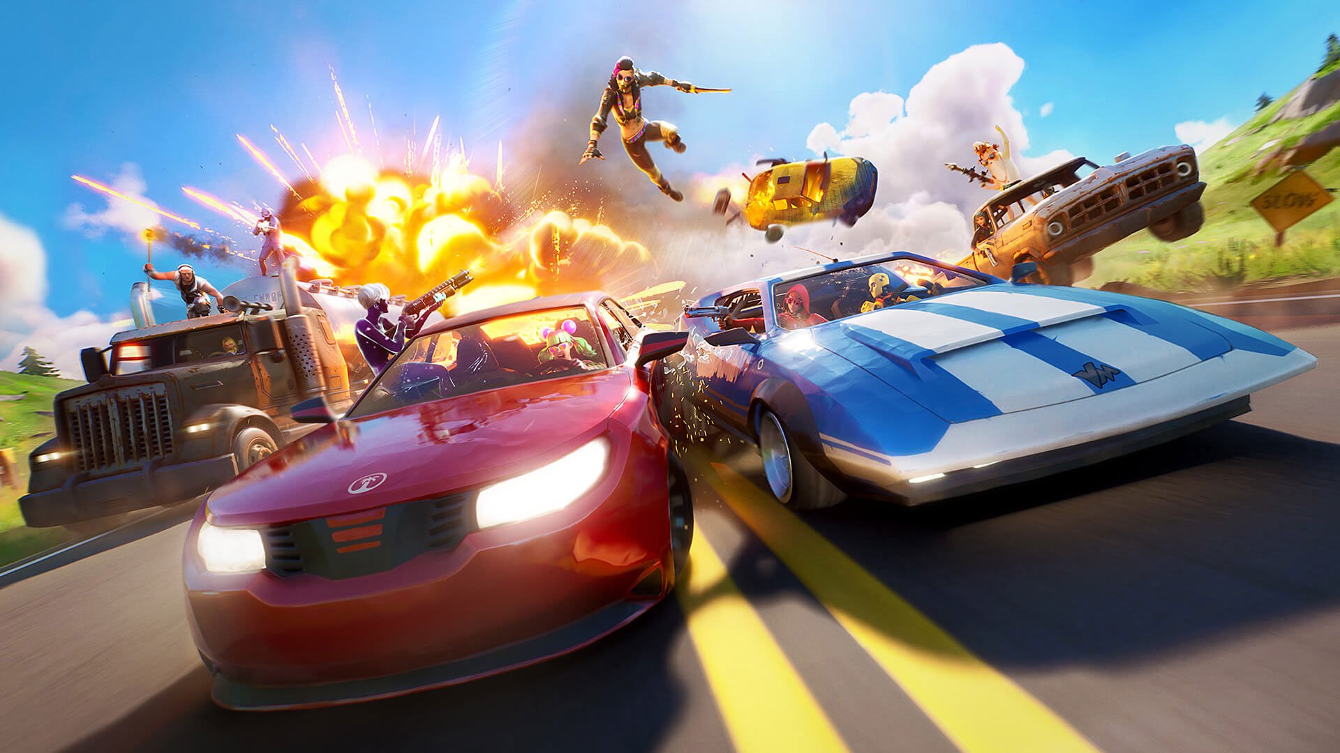 Fortnite Car Racing Promo