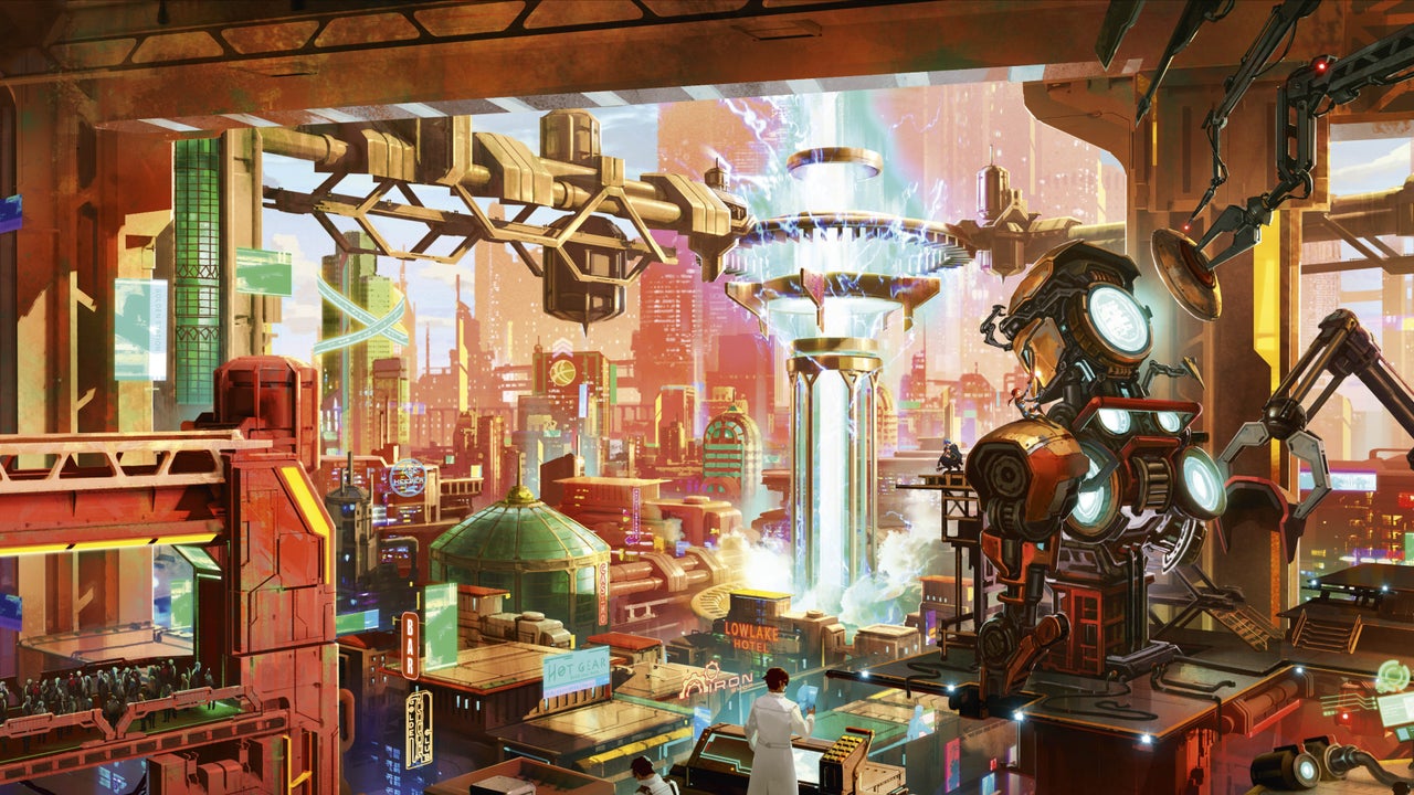 El próximo set de Flesh and Blood, Bright Lights, devuelve a los jugadores a Metrix este octubre