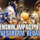 Resumen de la transmisión en vivo de Genshin Impact 4.0 Creo Gaming