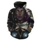 Senna League Of Legends: sudadera con capucha 3D con ilustración de Senna Senna League Of Legends Senna Artwork Sudadera con capucha 3D