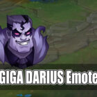 Consigue gratis el emote Giga Darius en League of Legends Creo Gaming