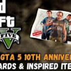 Gana recompensas del evento especial del décimo aniversario de GTA 5, incluidos diseños de armas Creo Gaming