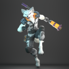 Volpez (Fortnite): modelo STL para descargar para impresora 3D en Cults Creo Gaming