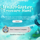 Nuevo evento en línea para Genshin Impact: ¡Búsqueda del tesoro submarina! Creo Gaming