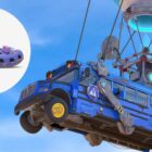 Fortnite Battle Bus Crocs obtiene su propio respaldo temático y Jibbitz Creo Gaming