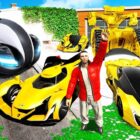 ¡Le robo a un MILLONARIO en GTA 5 RP: COCHES del FUTURO! Creo Gaming