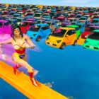 ¡ARREGLAR O SER APLASTADO! 200.000 COCHES contra DANIREP - GTA 5 ONLINE Creo Gaming