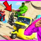 GTA 5: ¡Gran salto con el ejército de los Vengadores y Shinchan! Creo Gaming