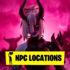 Las ubicaciones de todos los NPC en Fortnite Capítulo 6 Temporada 1 Creo Gaming