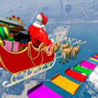 ¡Mi primera mega rampa navideña! ¡Feliz Navidad en GTA 5 Online! Creo Gaming