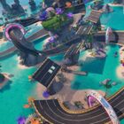 Fortnite fugas revelan circuitos de desarrollo para carreras de cohetes Creo Gaming