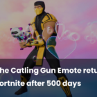 El regreso de la pistola Catling en Fortnite después de 500 días Creo Gaming