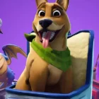 Compañeros animales en Fortnite: perros y tortugas en skate Creo Gaming