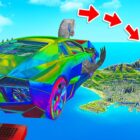 ¡Op Dino Sportwagen salta sobre la ciudad en GTA 5! Creo Gaming