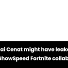 Kai Cenat huye de una posible asociación Fortnite con Ishowspeed Creo Gaming