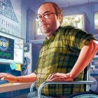 GTA 6: ¡Un modder crea un multiverso increíble en GTA 5 e impresiona! An image of Lester from GTA 5, surrounded by computer hardware.