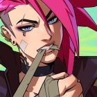 League of Legends Fighter 2XKO: Lanzamiento caótico en PS5, ¡jugadores enojados! A pink-haired woman bandages her arm.