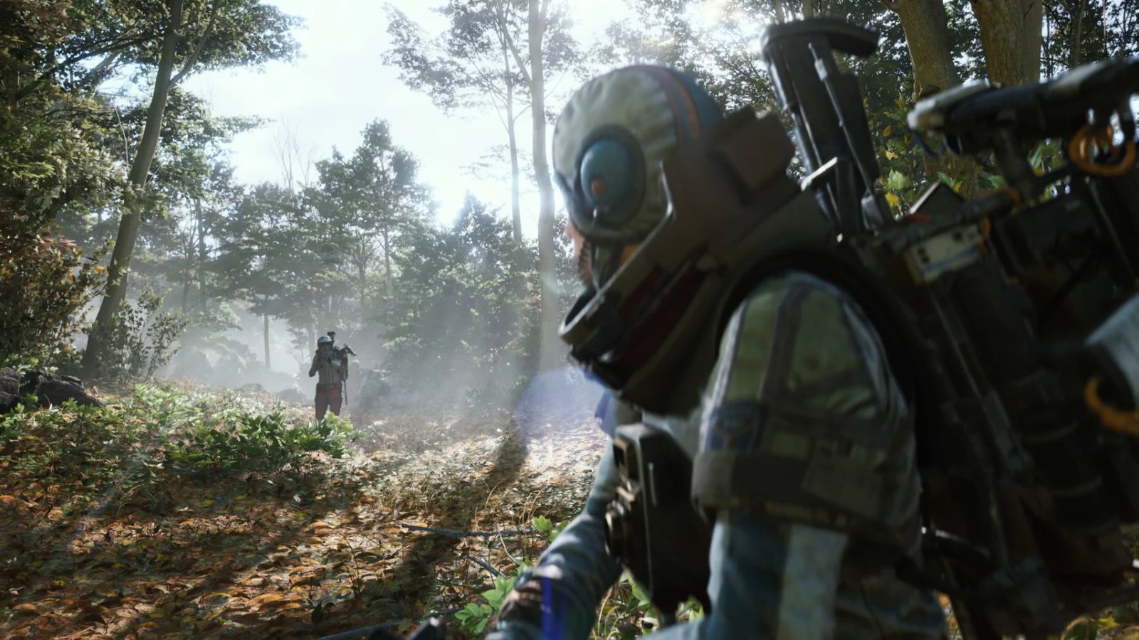 ARC Raiders players in forest