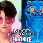 Cazadores de demonios K-Pop: ¡Se filtró el aspecto Fortnite Jinu con emoticones sorpresa! logo