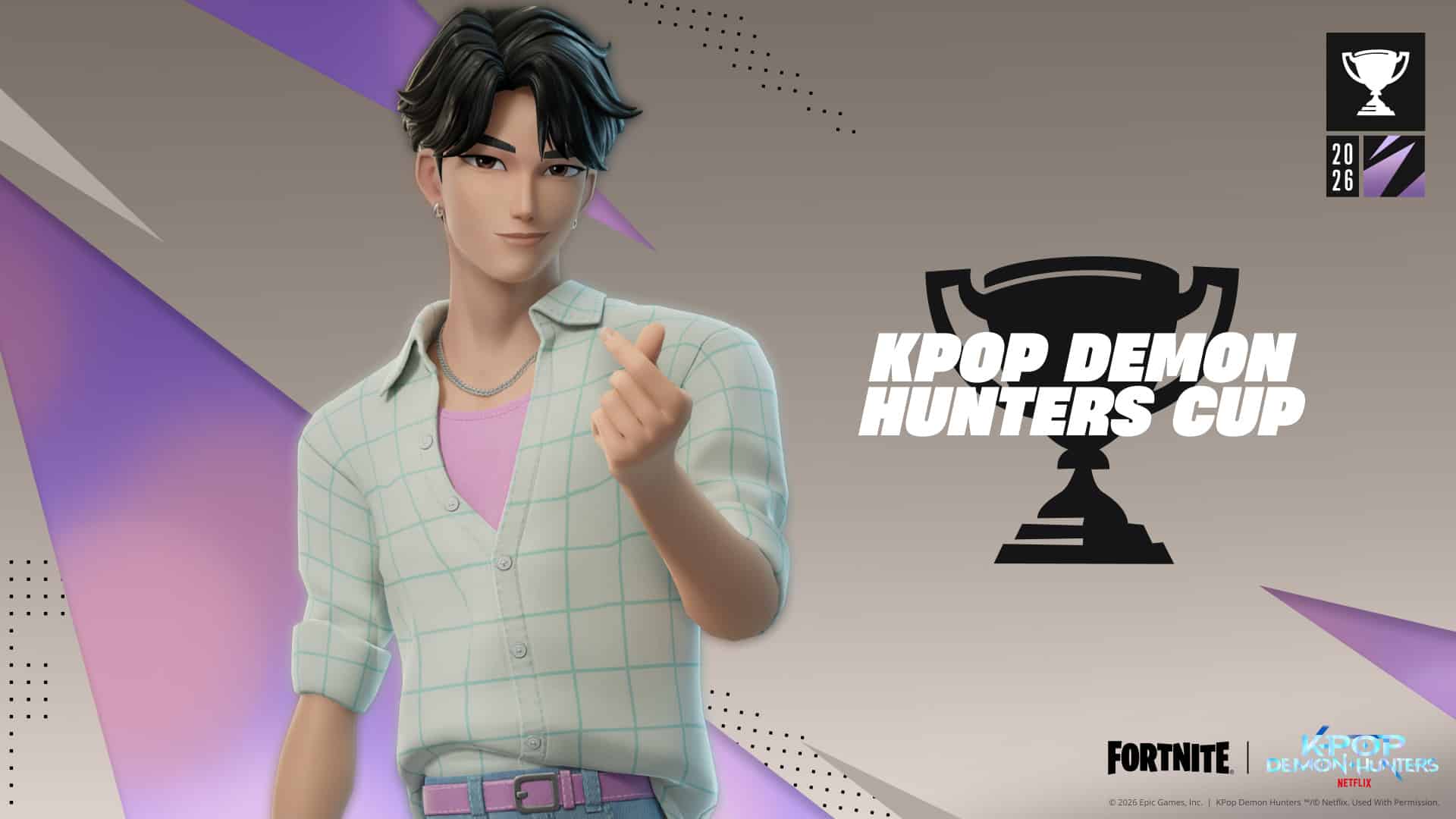 Fortnite KPop Demon Hunters Cup Jinu Outfit Free