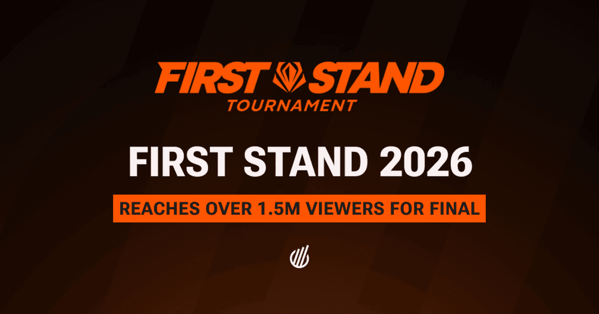 First Stand 2026: Bilibili vs G2 finals viewership soars