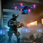 Call of Duty: Black Ops 7 Temporada 3: ¡Nuevos parches revelados, sorpresas a la vista! Futuristic soldier with advanced weaponry in urban combat zone for Call of Duty Black Ops 7 Season 3