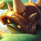 LoL: Un jugador usa un volante de carreras para dominar el juego, ¿desafío o locura? A screenshot featuring Rammus in League of Legends.