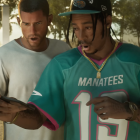 GTA 6: Un año después del tráiler 2, ¡el entusiasmo de los fans sigue creciendo! Two GTA 6 characters gasp at a phone screen