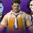 Fortnite: ¡NECA presenta figuras de Michael Myers, Leatherface y Billy, para la emoción de los fanáticos! Michael Myers, Leatherface and Billy the Puppet Fortnite Fortnitemares action figures unveiled by NECA
