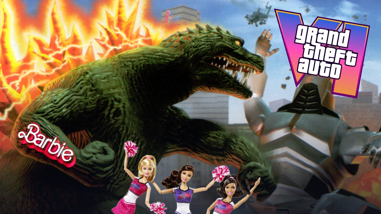 Godzilla and Barbie Are the Only Two Games Brave Enough to Challenge GTA 6 This November