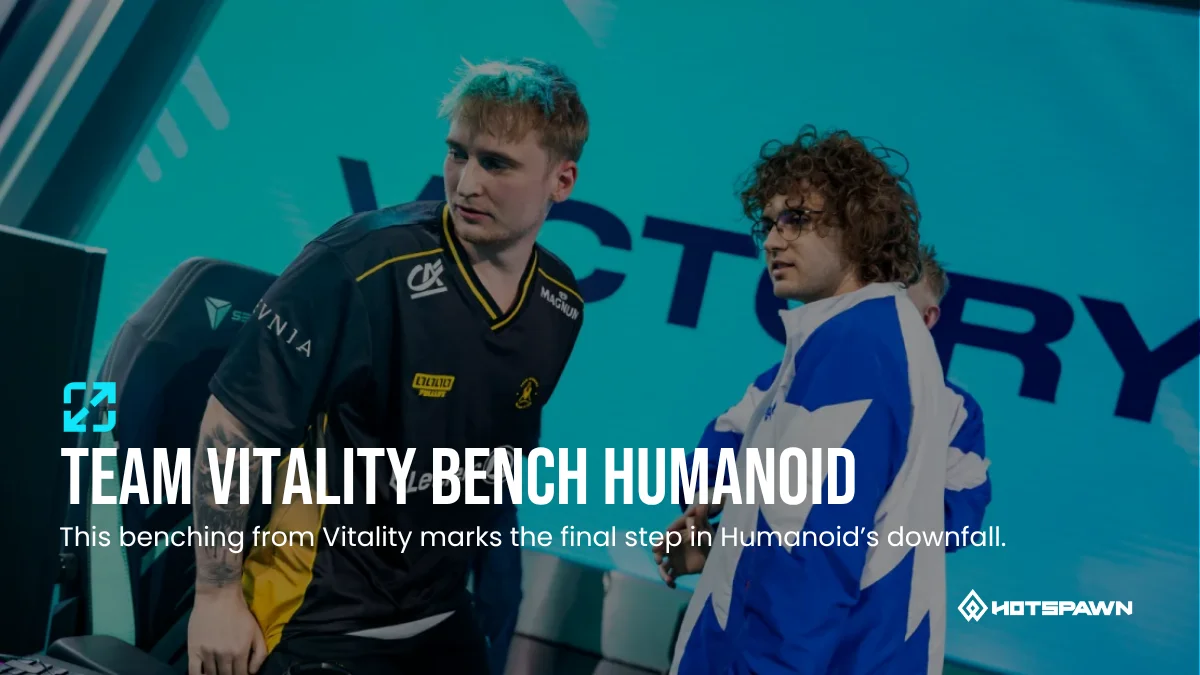 Team Vitality Bench Humanoid For The LEC Summer Split