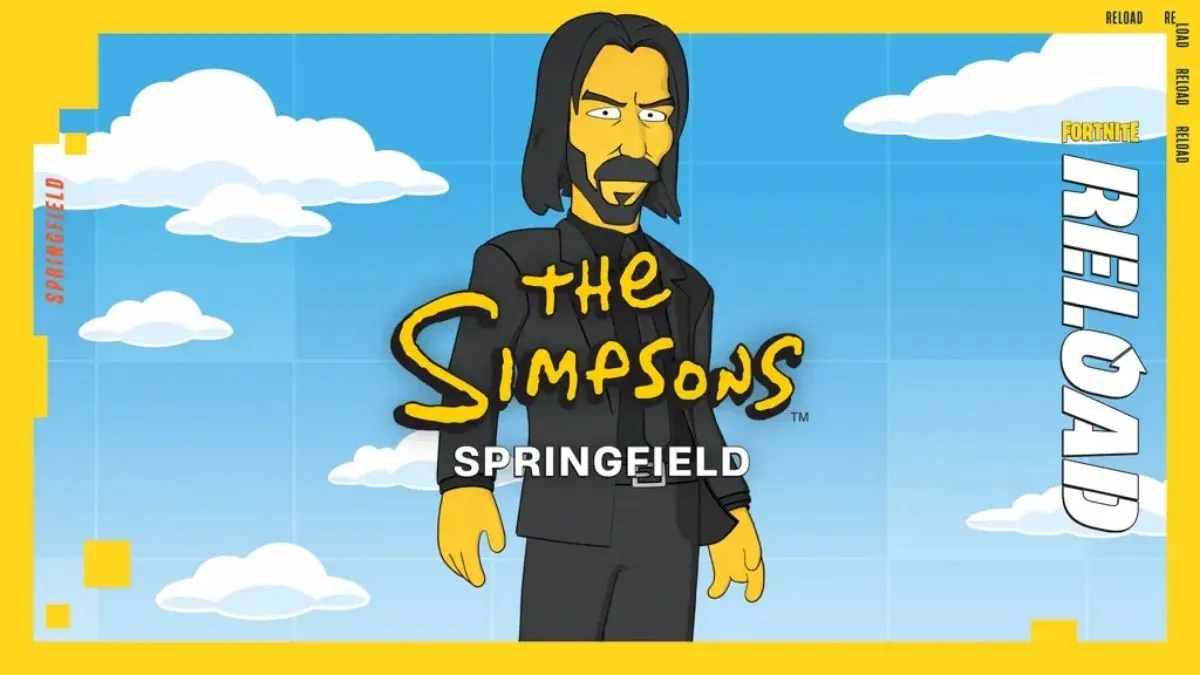 Image of John Wick Simpsons version skin