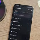 donotnotify app on a smartphone with an LED lamp